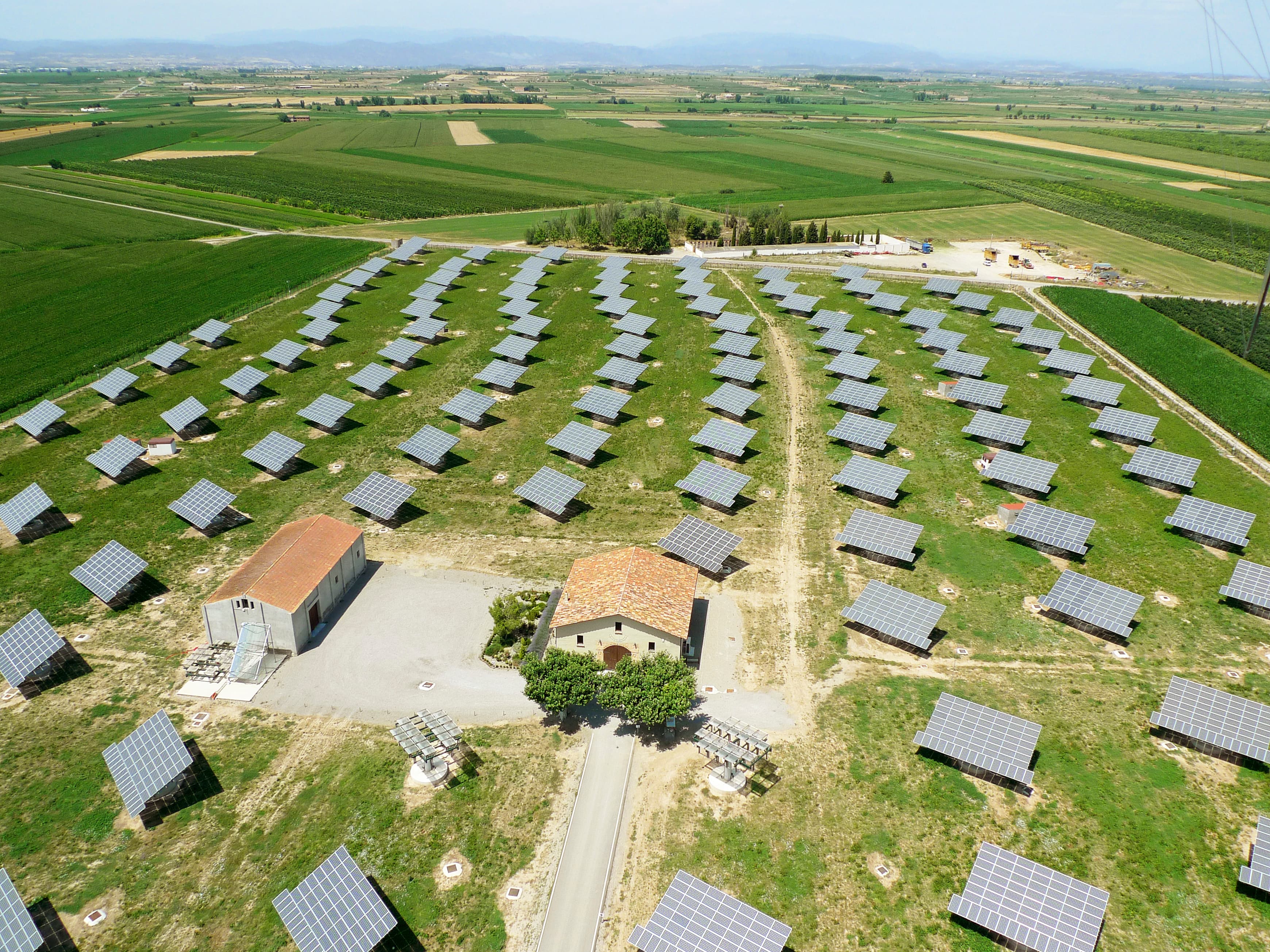 planta producción fotovoltaica el Poal